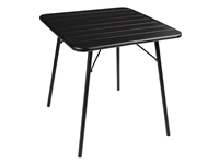 Een Bolero vierkante stalen tafel zwart 70cm koop je bij Supplierz BV