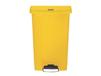 Een Rubbermaid Slim Jim Front Step pedaalemmer 50L geel koop je bij Supplierz BV