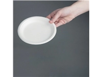 Een Fiesta Compostable composteerbare bagasse borden 17,9cm (50 stuks) koop je bij Supplierz BV