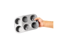 Een Vogue flexibele silicone muffinvorm 6 cups koop je bij Supplierz BV