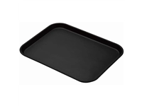 Een Cambro Treadlite rechthoekig antislip glasvezel dienblad zwart 45,7x35,5cm koop je bij Supplierz BV