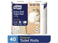 Vous pouvez acheter un Papier toilette rouleau traditionnel extra doux Tork 3 plis (Lot de 40) chez Supplierz BV