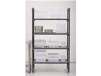 Buy your Cambro stelling 183cm hoog 4 schappen - 61cm diep - 107cm breed at Supplierz BV