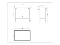 Een Holmes roestvrijstalen wandtafel met opstand 1200 mm koop je bij Supplierz BV