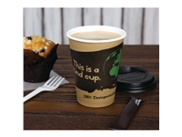 Buy your Fiesta Compostable composteerbare koffiebekers enkelwandig bruin 34cl (1000 stuks) at Supplierz BV