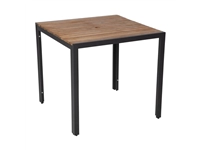 Een Bolero vierkante stalen en acaciahouten tafel 80cm koop je bij Supplierz BV