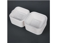 Een Fiesta Compostable bagasse hamburgerbakjes 152mm (500 stuks) koop je bij Supplierz BV