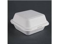 Buy your Fiesta Compostable bagasse hamburgerbakjes 153mm (500 stuks) at Supplierz BV