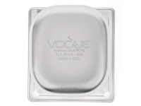 Vous pouvez acheter un Bac inox 18/10 GN 1/6 professionnel Vogue 200mm chez Supplierz BV