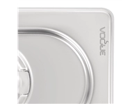 Vous pouvez acheter un Couvercle inox 18/10 professionnel Vogue GN 1/9 chez Supplierz BV