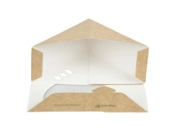 Vous pouvez acheter un Boîtes sandwichs triangles kraft standards Vegware 65mm (x500) chez Supplierz BV