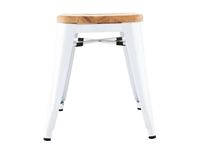 Vous pouvez acheter un Tabourets bas Bolero Bistro avec coussin d'assise en bois blanc (paquet de 4) chez Supplierz BV