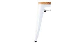 Vous pouvez acheter un Tabourets bas Bolero Bistro avec coussin d'assise en bois blanc (paquet de 4) chez Supplierz BV