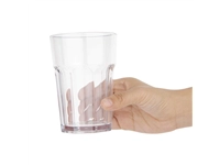 Vous pouvez acheter un Olympia Kristallon Orleans polycarbonaat tumblers 390ml (12 stuks) chez Supplierz BV