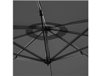 Een Bolero Venice Heavy Duty Parasol Zwart 3,5M koop je bij Supplierz BV