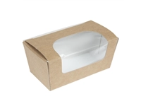 Vous pouvez acheter un Boîtes à gâteau rectangulaires kraft compostables avec fenêtre Colpac (lot de 500) chez Supplierz BV