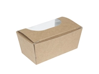 Vous pouvez acheter un Boîtes à gâteau rectangulaires kraft compostables avec fenêtre Colpac (lot de 500) chez Supplierz BV