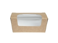 Vous pouvez acheter un Boîtes à gâteau rectangulaires kraft compostables avec fenêtre Colpac (lot de 500) chez Supplierz BV