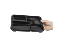 Vous pouvez acheter un Plateaux repas recyclables Bento Faerch 263 x 201 mm (lot de 90) chez Supplierz BV