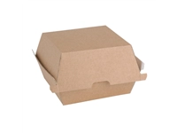 Een Fiesta Compostable composteerbare hamburgerdoosjes kraft klein (200 stuks) koop je bij Supplierz BV