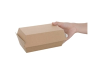 Een Fiesta Compostable composteerbare hamburgerdoosjes kraft klein 172mm (200 stuks) koop je bij Supplierz BV