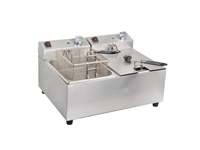 Vous pouvez acheter un Friteuse double Buffalo - 2x5L 2x2,8kW chez Supplierz BV