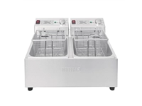 Een Buffalo tweeling tank tweeling mand 2x5ltr aanrecht friteuse met timers 2x2.8kw koop je bij Supplierz BV