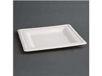 Een Fiesta Compostable composteerbare bagasse borden vierkant 204mm (50 stuks) koop je bij Supplierz BV