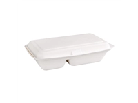 Een Fiesta Compostable composteerbare bagasse voedseldozen 2 compartimenten (200 stuks) koop je bij Supplierz BV