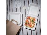 Een Fiesta Compostable composteerbare bagasse voedseldozen 236mm (200 stuks) koop je bij Supplierz BV