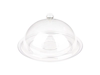 Een Olympia Kristallon polycarbonaat cloche transparant 315(Ø) x 125(H)mm koop je bij Supplierz BV