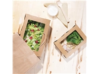 Een Fiesta Recyclable saladeboxen met PET venster 700ml (200 stuks) koop je bij Supplierz BV