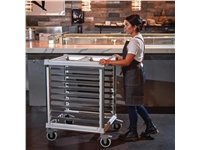 Een Cambro GN 2/1 trolley 9 etages voor 18x 1/1/ GN bakken koop je bij Supplierz BV