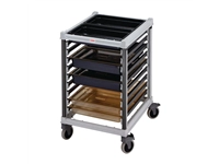 Een Cambro GN 2/1 trolley 9 etages voor 18x 1/1/ GN bakken koop je bij Supplierz BV