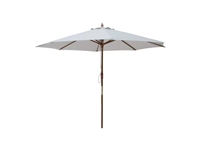 Een Bolero ronde parasol grijs 300cm koop je bij Supplierz BV