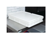 Vous pouvez acheter un Boîte à pâte à pizza en polyéthylène Cambro 60x40x10cm chez Supplierz BV