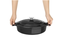 Buy your Vogue Ronde Braadpan Zwart 3.5L 280(D) x 65(H)mm at Supplierz BV