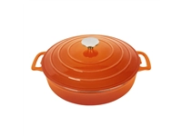 Een Vogue Oranje ronde braadpan 3.5Ltr koop je bij Supplierz BV