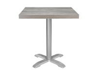 Een Bolero Voorgeboord Vierkant Melamine Tafelblad Ash Grey 700mm koop je bij Supplierz BV