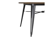 Een Bolero aluminium outdoor tafel 120x76x76cm donker houtdessin koop je bij Supplierz BV