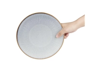 Vous pouvez acheter un Assiettes plates Olympia Drift en relief gris 220mm (lot de 6) chez Supplierz BV