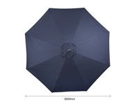 Een Bolero Sevilla Ronde Parasol 3M Diameter Marineblauw koop je bij Supplierz BV