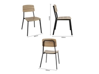 Buy your Bolero Beaufort Houten Eetkamerstoelen (Pak Van 2) at Supplierz BV