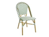 Vous pouvez acheter un Chaises style parisien en rotin PE Bolero vert clair (lot de 2) chez Supplierz BV