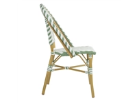 Vous pouvez acheter un Chaises style parisien en rotin PE Bolero vert clair (lot de 2) chez Supplierz BV