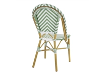 Vous pouvez acheter un Chaises style parisien en rotin PE Bolero vert clair (lot de 2) chez Supplierz BV