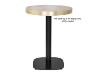 Vous pouvez acheter un Pied de table en fonte Bolero noir 720x420mm chez Supplierz BV