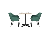 Buy your Bolero Lia Velvet stoelen donkergroen (2 stuks) at Supplierz BV