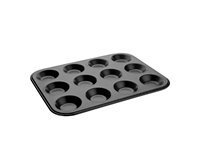 Een Vogue carbonstalen anti-kleef bakvorm 12 mini-muffins koop je bij Supplierz BV