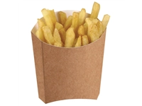 Vous pouvez acheter un Etuis à frites moyens kraft compostables Colpac (lot de 1000) chez Supplierz BV